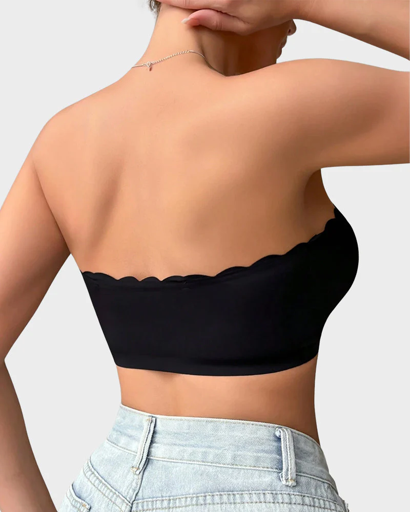 Strapless Front Closure Leopard Print Bra - Image 9