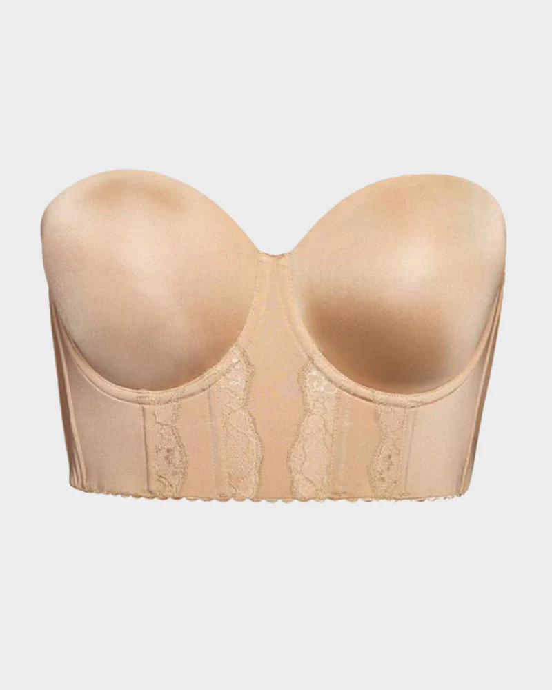 Convertible Non-Slip Full-Coverage Strapless Bustier - Image 14